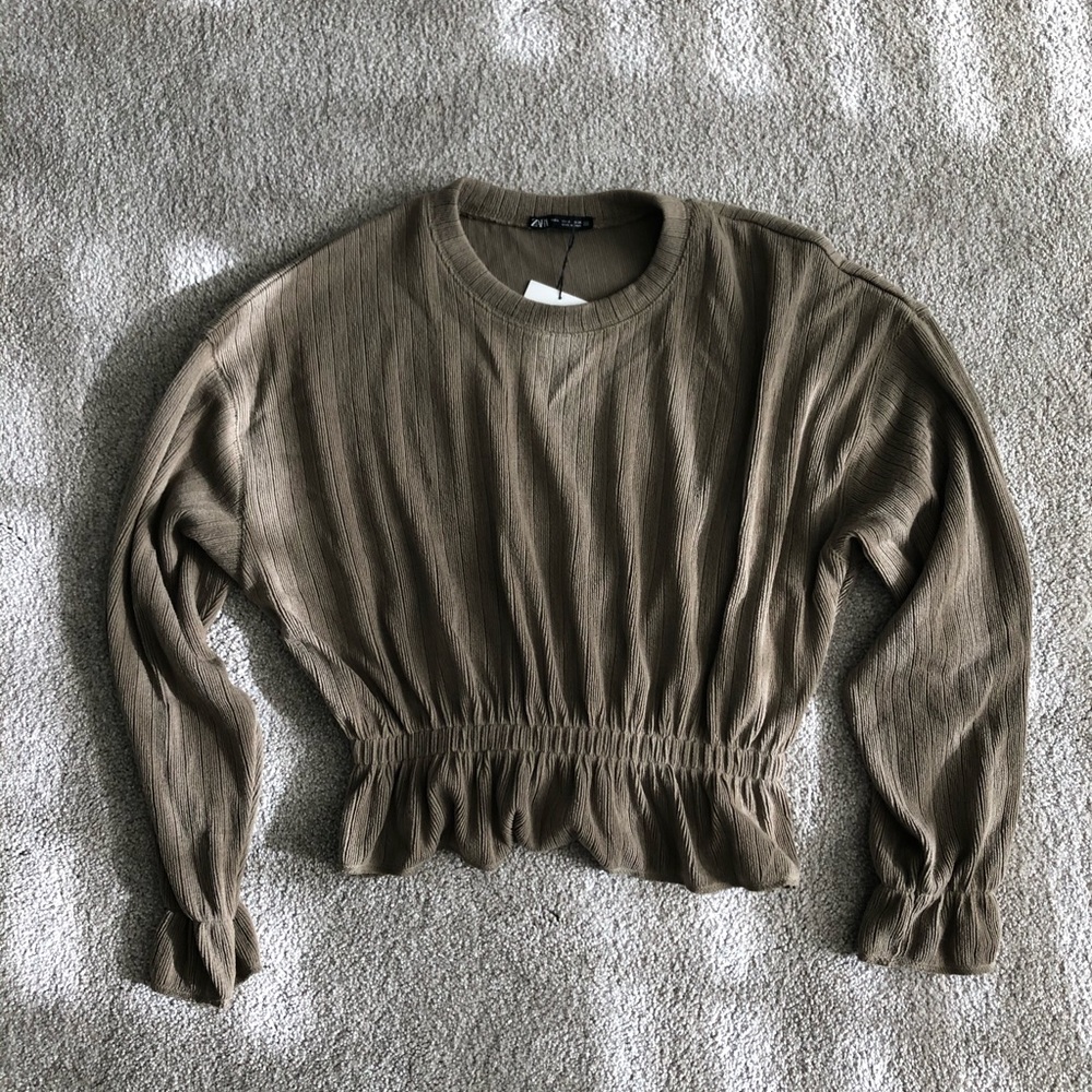 Zara Sweater Cinched Waist